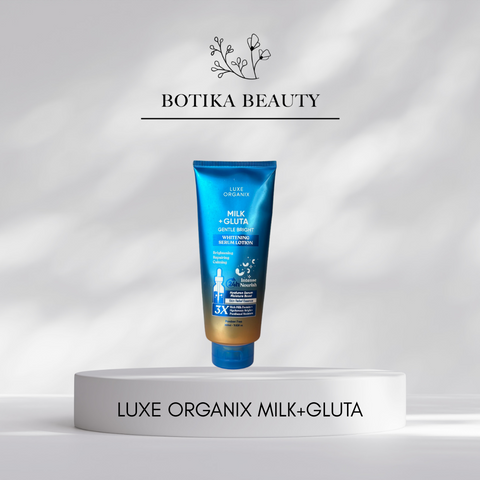 LUXE ORGANIX Milk + Gluta Whitening Serum Lotion 350ml