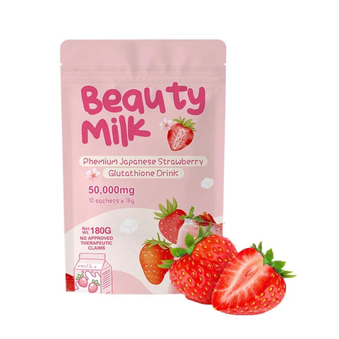 strawberry glutathione Dear Face Beauty Milk Strawberry